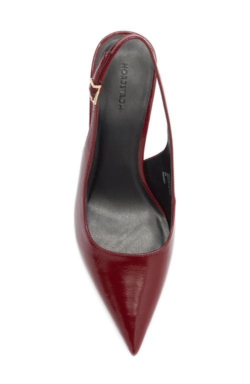 Nordstrom Liza Slingback Pointed Toe Pump In Brown