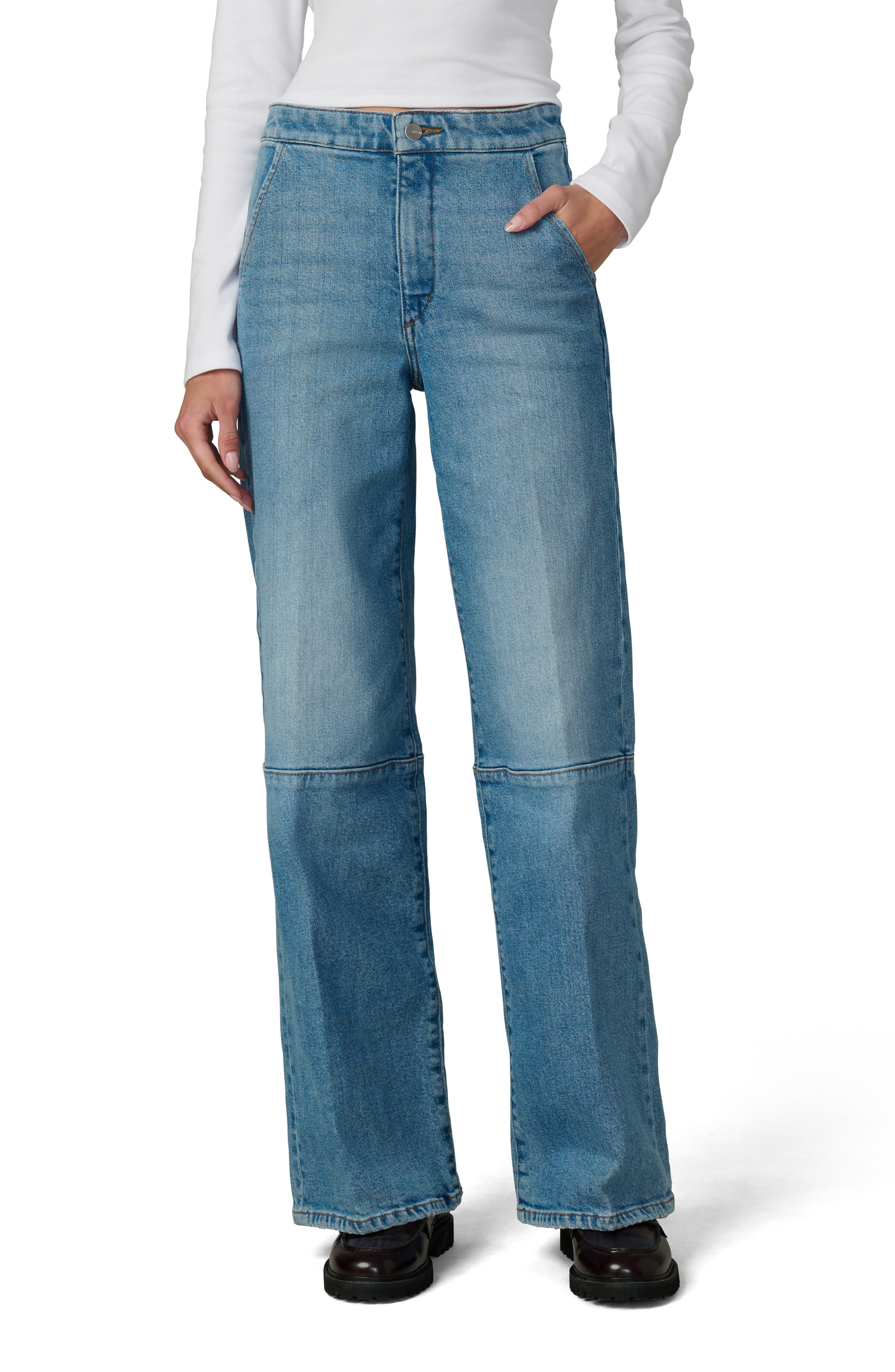 Joe's The Mia Seamed High Waist Wide Leg Jeans