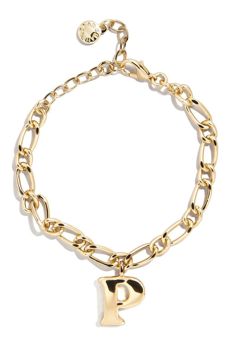 Annika Initial Bracelet, Main, color, GOLD - P