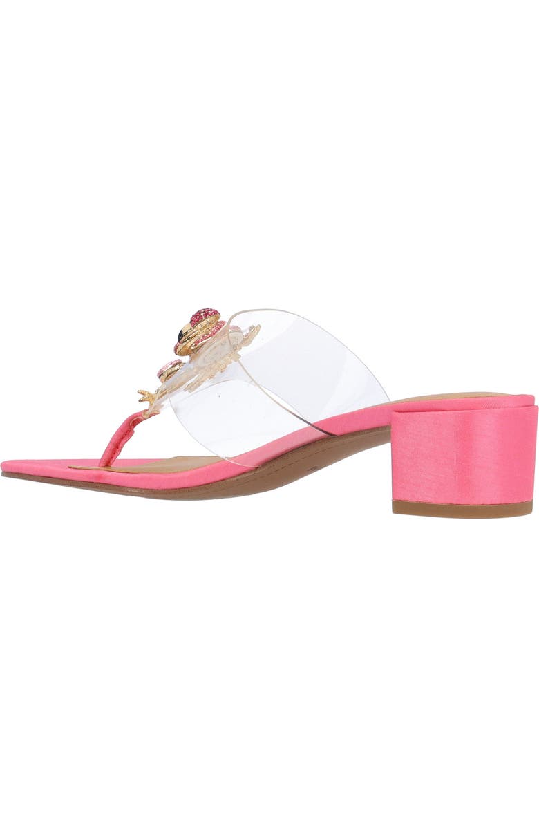 J. Reneé Flami Slide Sandal, Alternate, color, Clear/ Pink