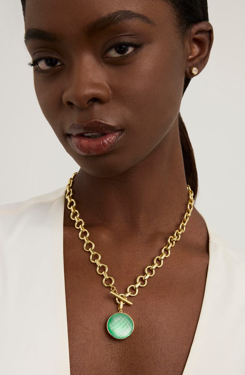 Dean Davidson Knockout Collar Necklace, Alternate, color, Banyan Green