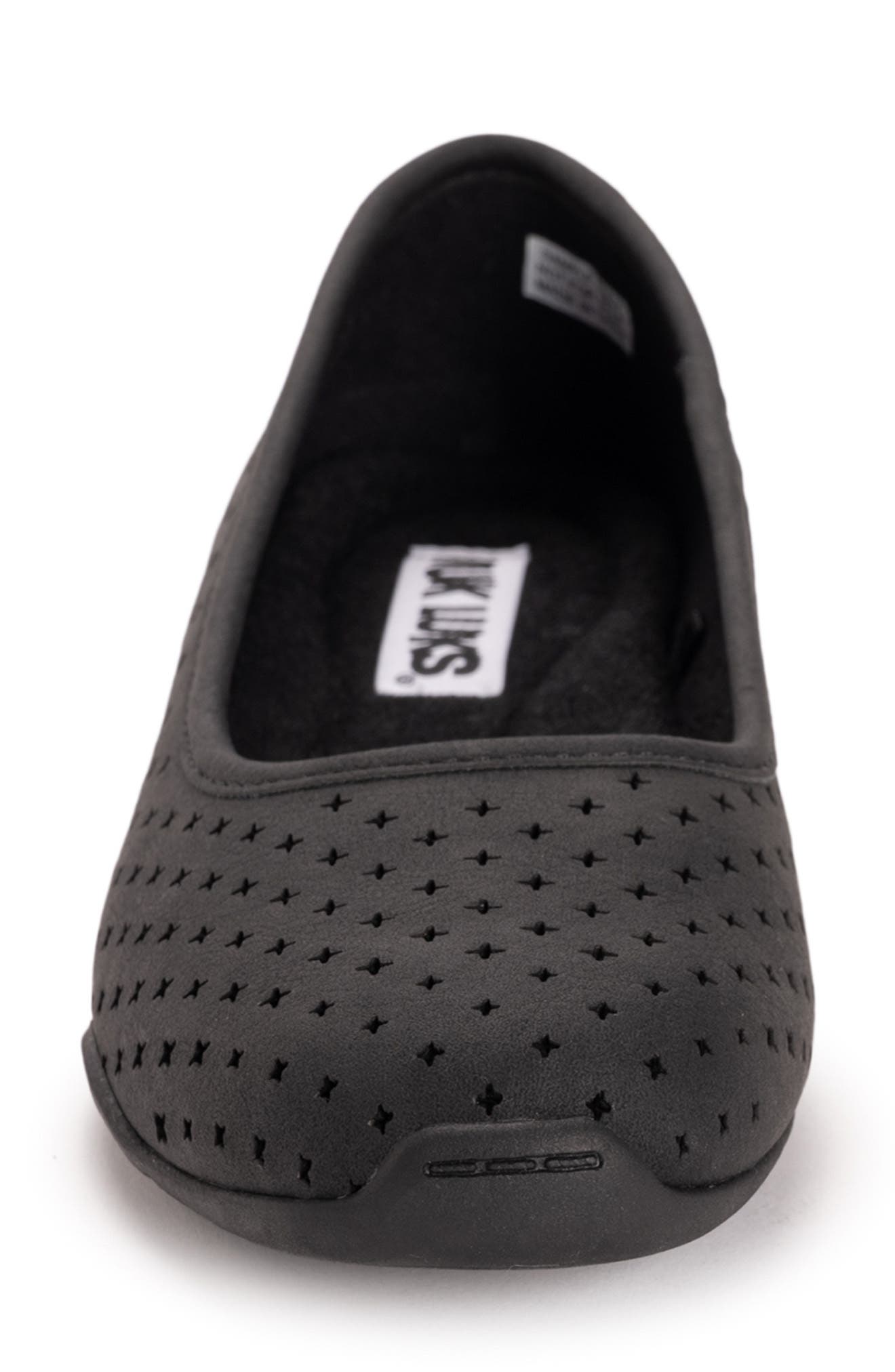 MUK LUKS Solana Skimmer Flat, Alternate, color, Black