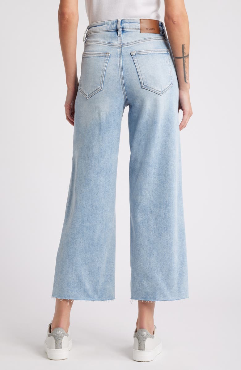 HIDDEN JEANS Clean Wide Leg Jeans, Alternate, color, Light Wash