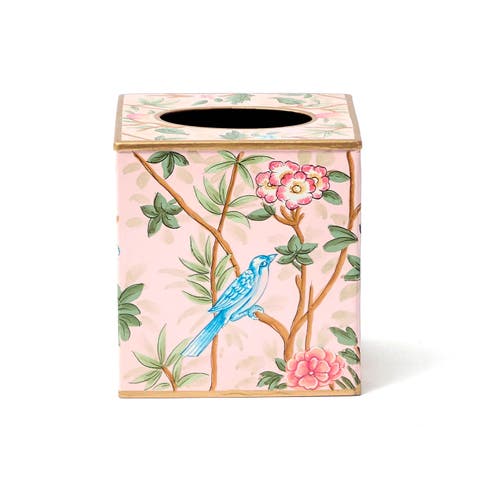 Chinoiserie Tole Tissue Box