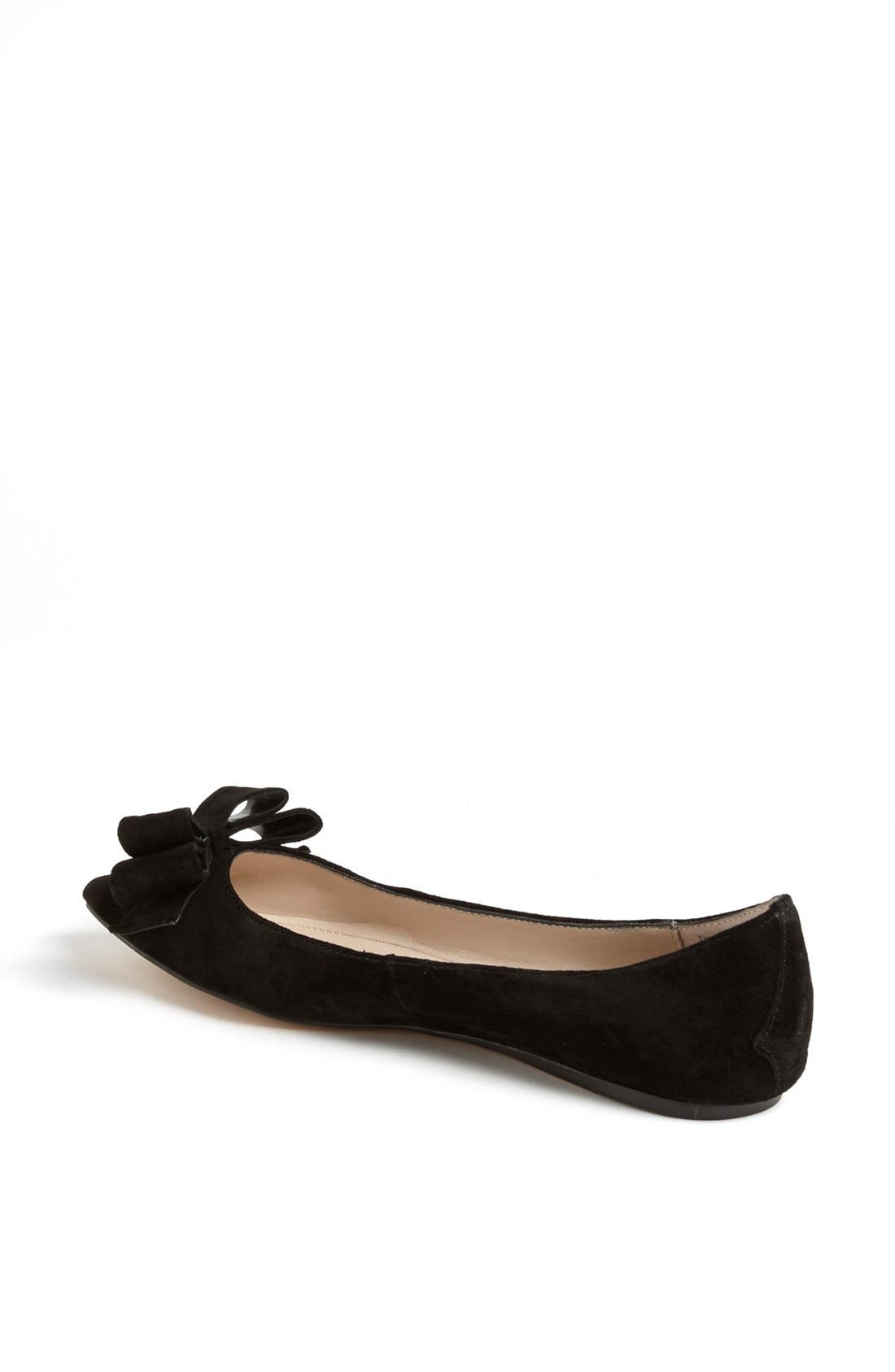 Steven by Steve Madden 'Envd' Flat, Alternate, color, BLACK SUEDE