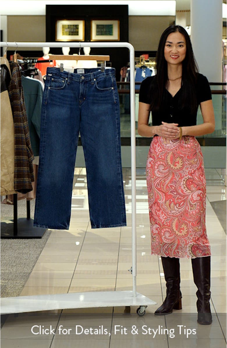 Faye Ankle Straight Leg Jeans, sales video thumbnail