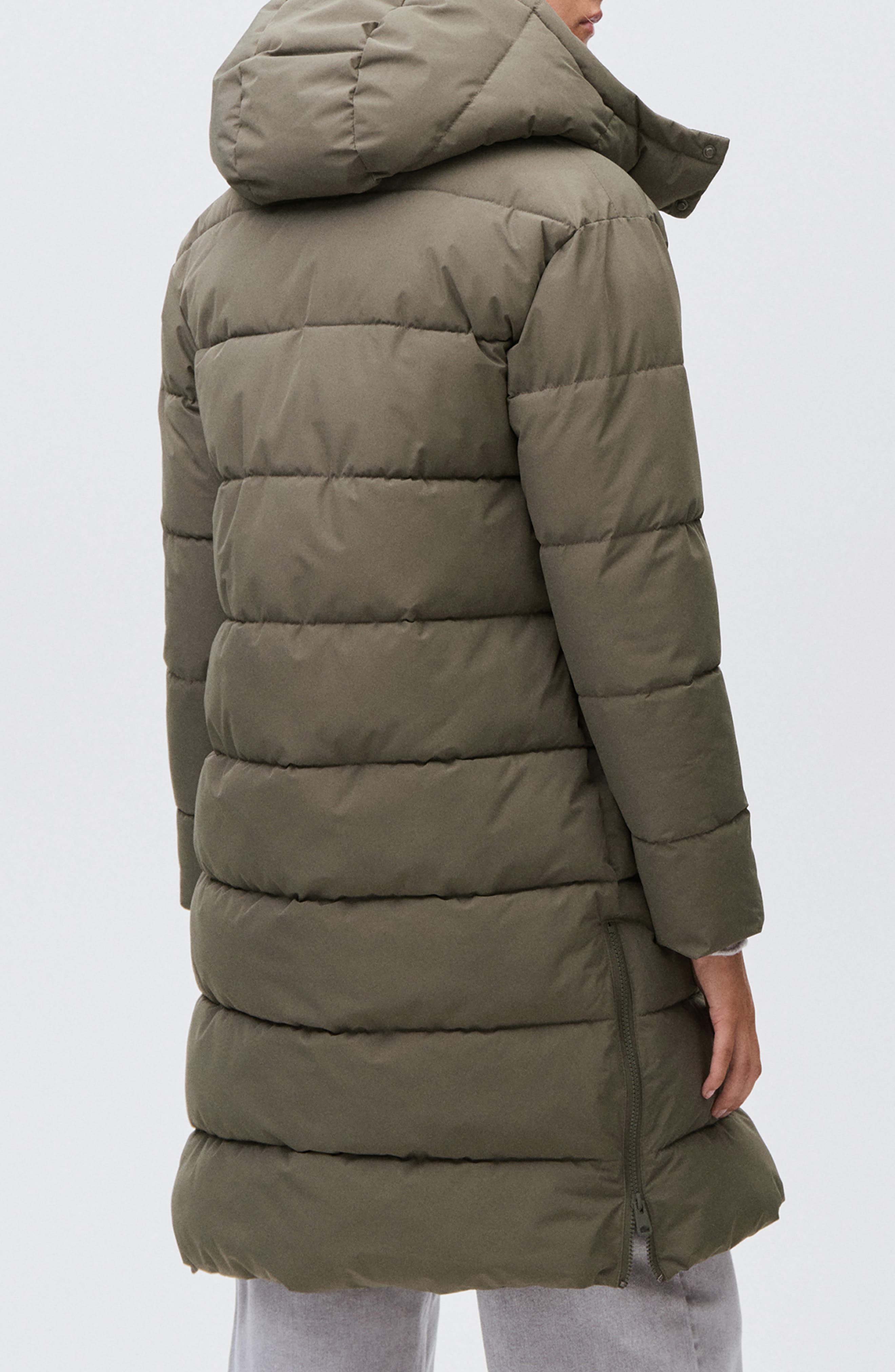 Hooded Puffer Coat - image 4