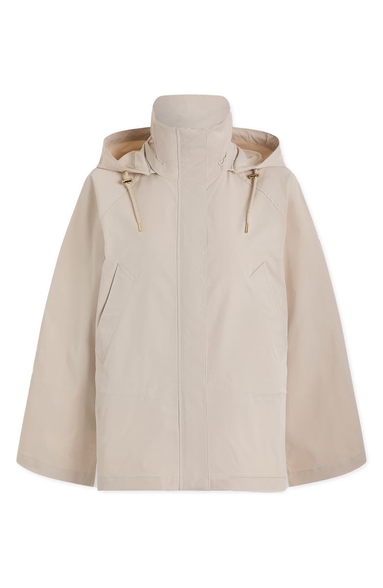 Varley Jeanie Hooded Water Repellent Jacket, Alternate, color, Oat Milk