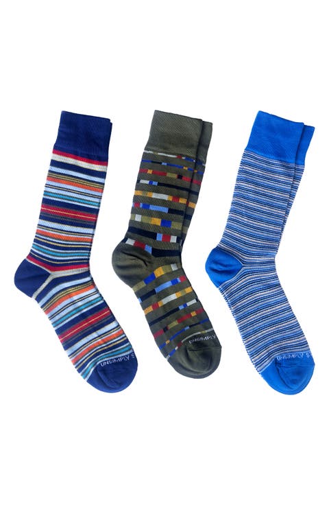 Assorted 3-Pack Crew Socks