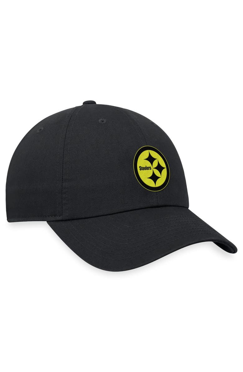 Nike Men's Nike  Anthracite Pittsburgh Steelers Heritage86 Volt Adjustable Hat, Alternate, color, 