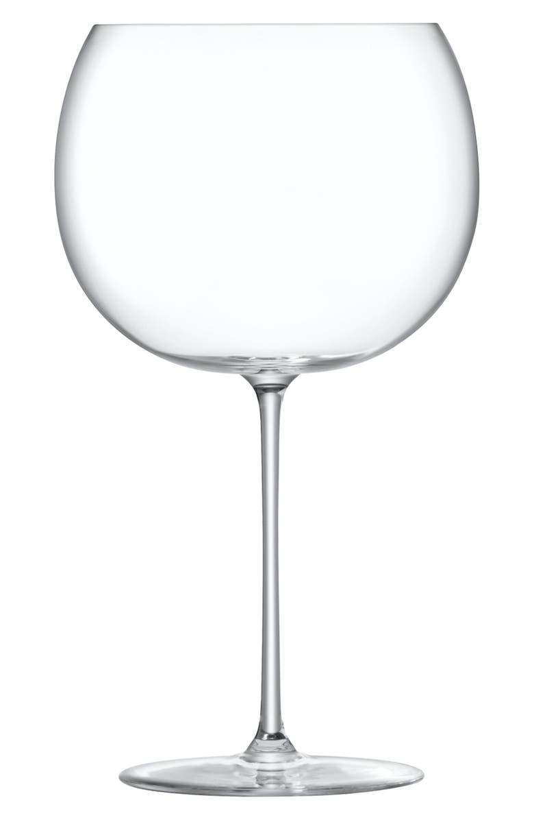 LSA Borough Set of 4 Balloon Wine Glasses, Main, color, 