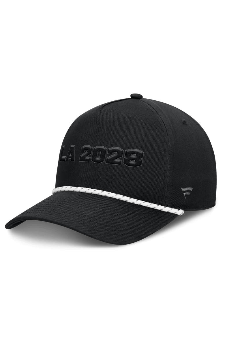FANATICS Men's Fanatics Black LA28 Summer Olympics Undertone Rope A-Frame Adjustable Hat, Alternate, color, Black