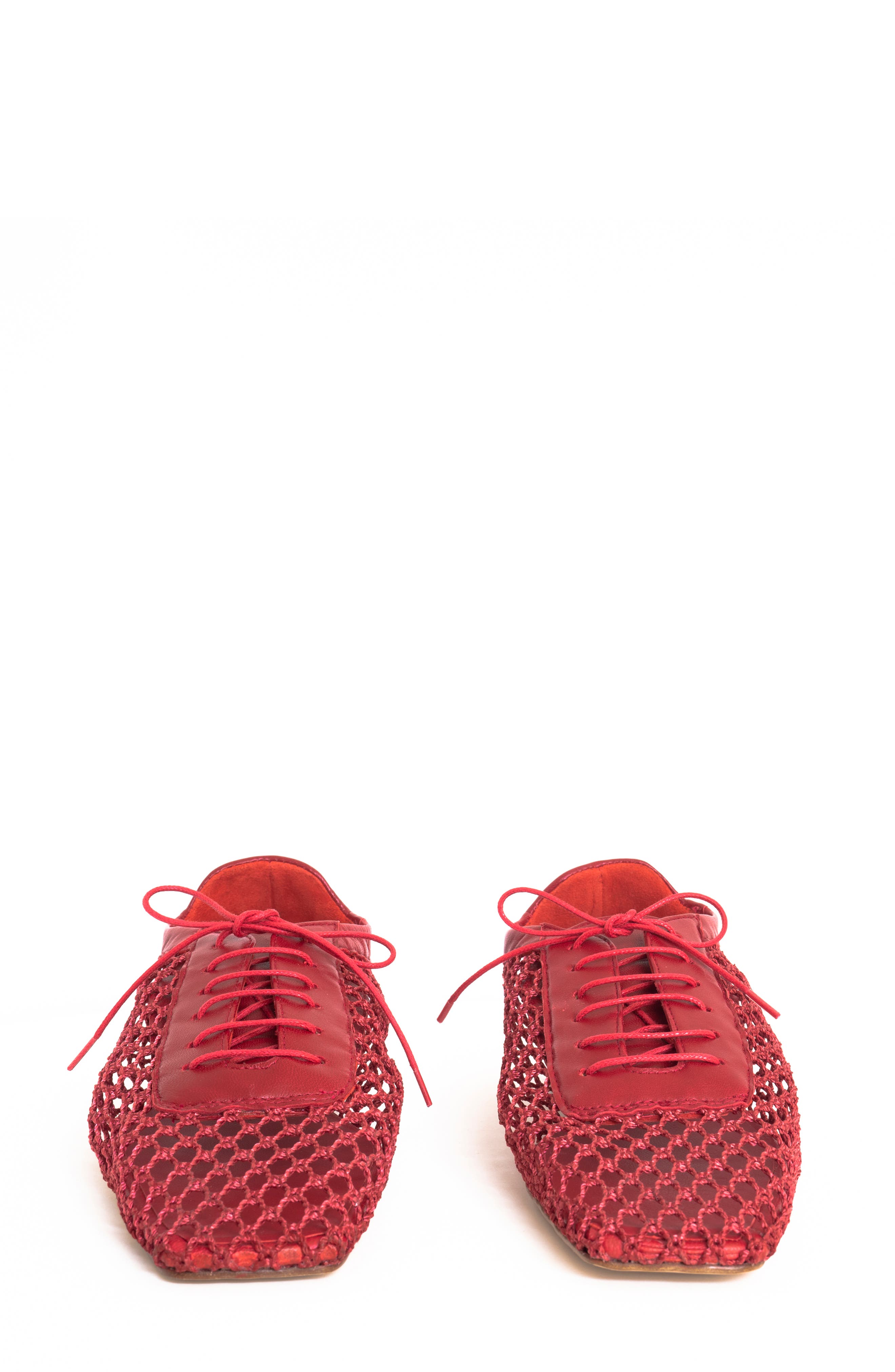 Antonia Mesh Flat, Alternate, color, red