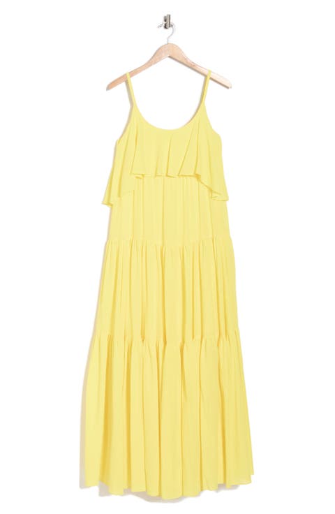 Ruffle Tiered Cotton Sundress