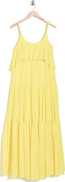 Longchamp Ruffle Tiered Cotton Sundress