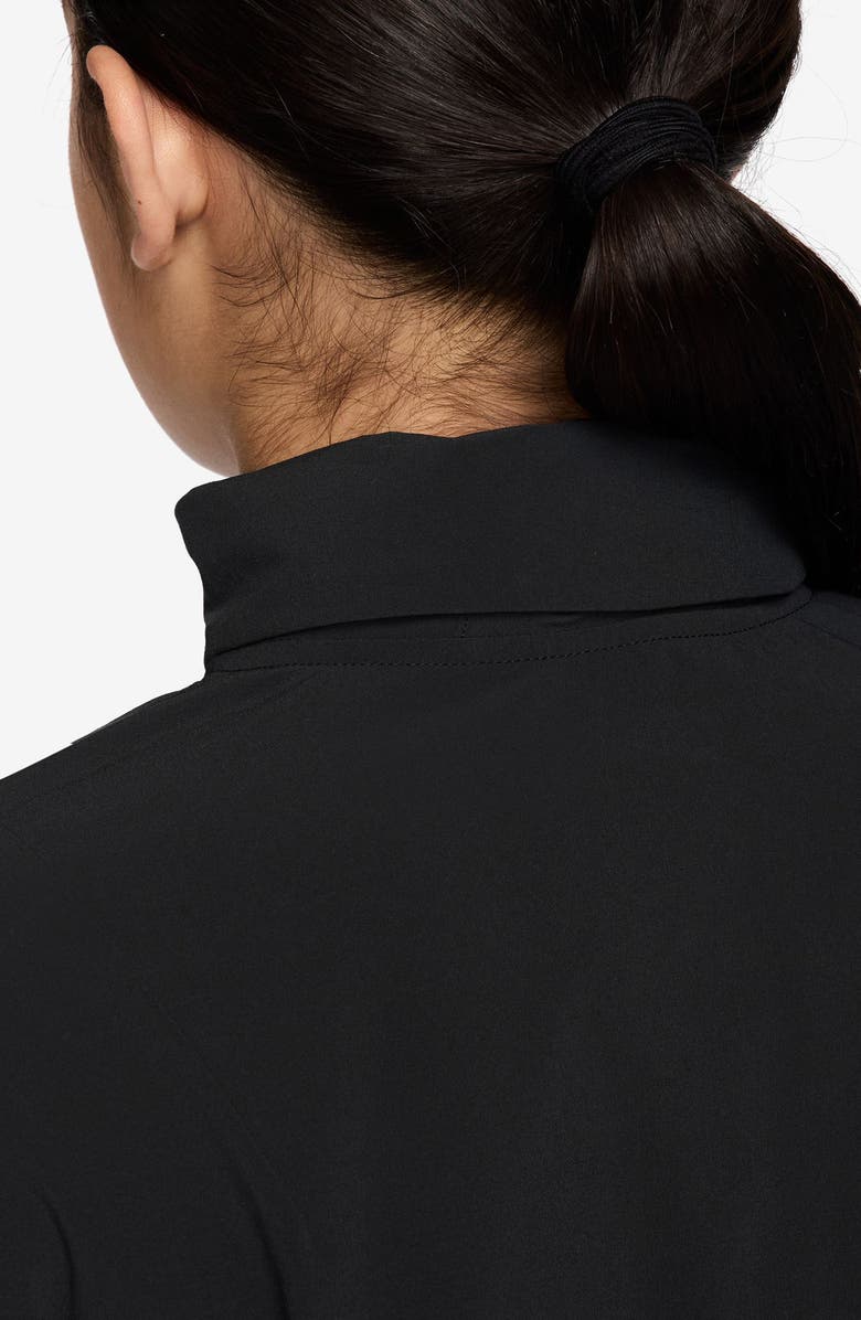 Nike Kids' Mavn Dri-FIT Hooded Zip-Up Jacket, Alternate, color, Black/Reflective Silver