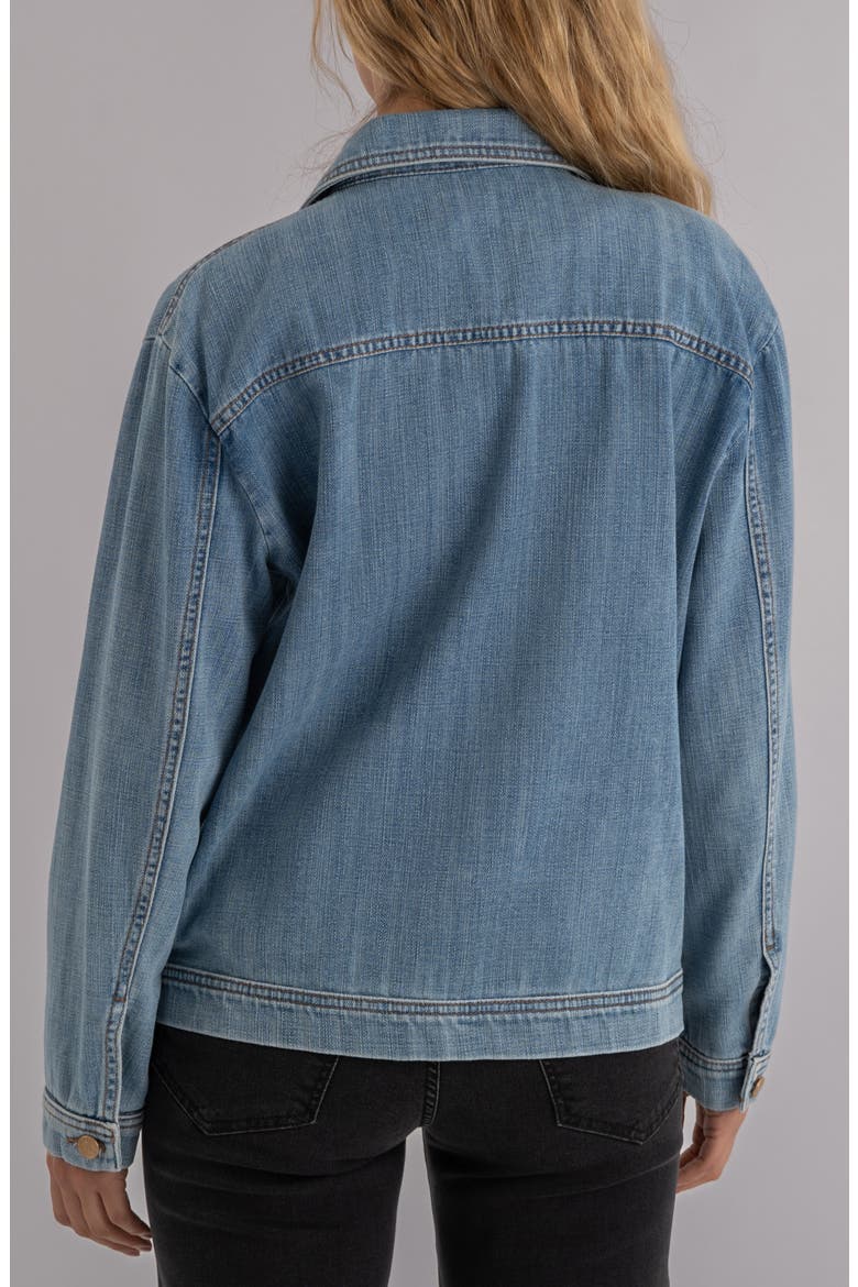 Loretta Denim Jacket, Alternate, color, QUICKLY