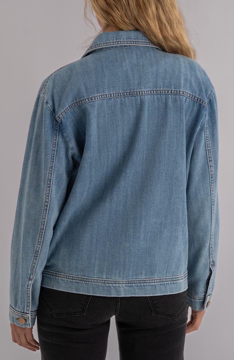 KUT from the Kloth Loretta Denim Jacket, Alternate, color, Quickly