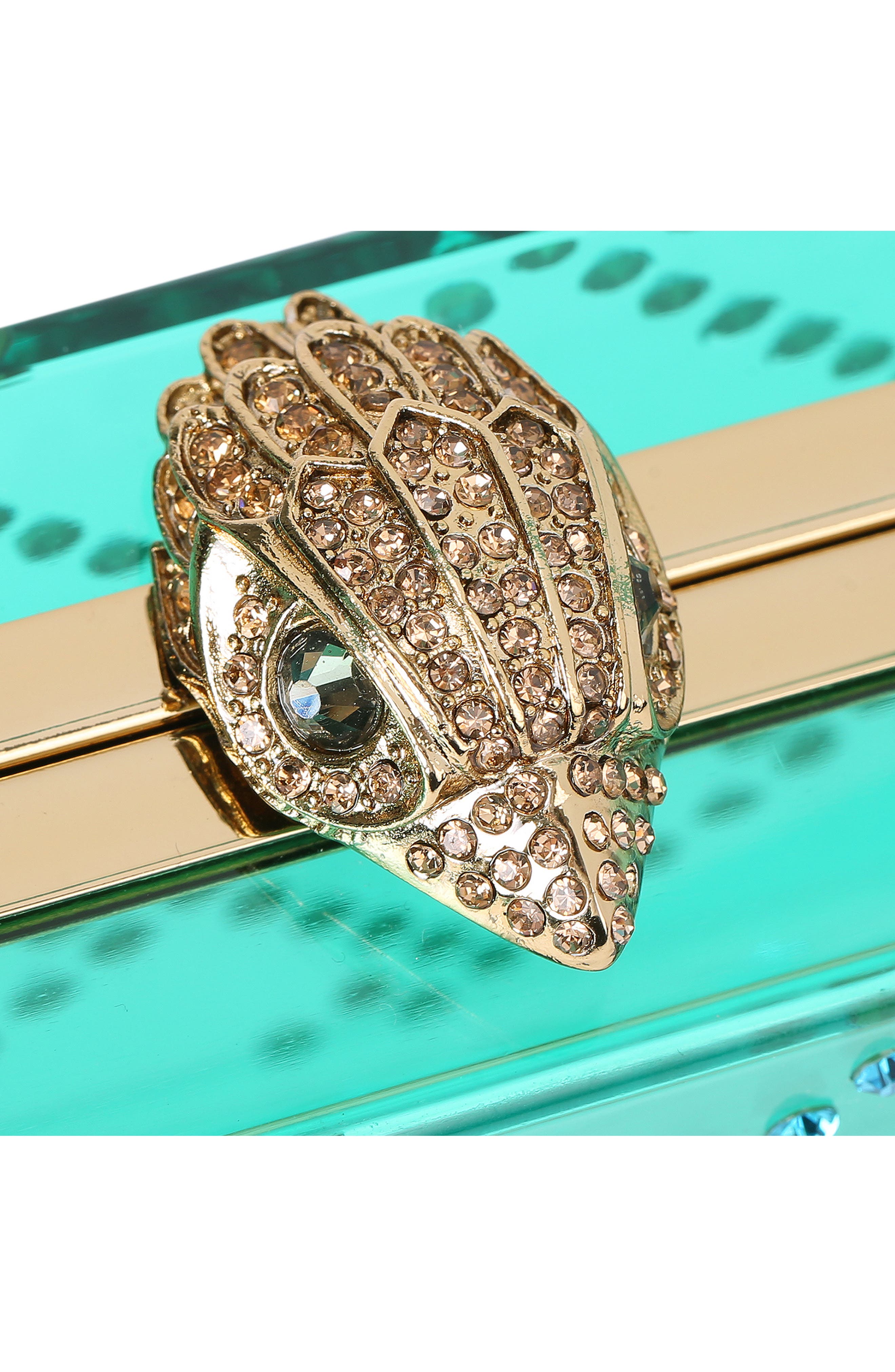 Kurt Geiger London Embellished Box Clutch, Alternate, color, 