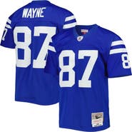 Mitchell & Ness Men's Mitchell & Ness Reggie Wayne Royal Indianapolis Colts Legacy Replica Jersey