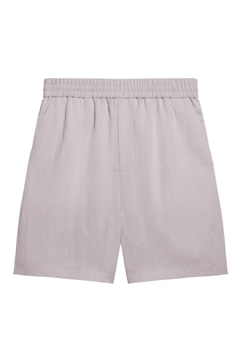Relaxed Pull-On Shorts, Alternate, color, ICE