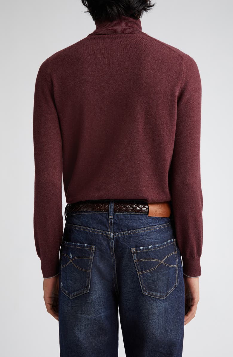 Brunello Cucinelli Cashmere Turtleneck Sweater, Alternate, color, 