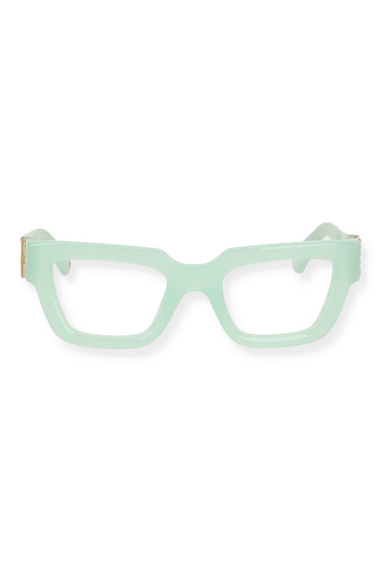 Style 8E 50mm Square Optical Glasses, Main, color, SAGE