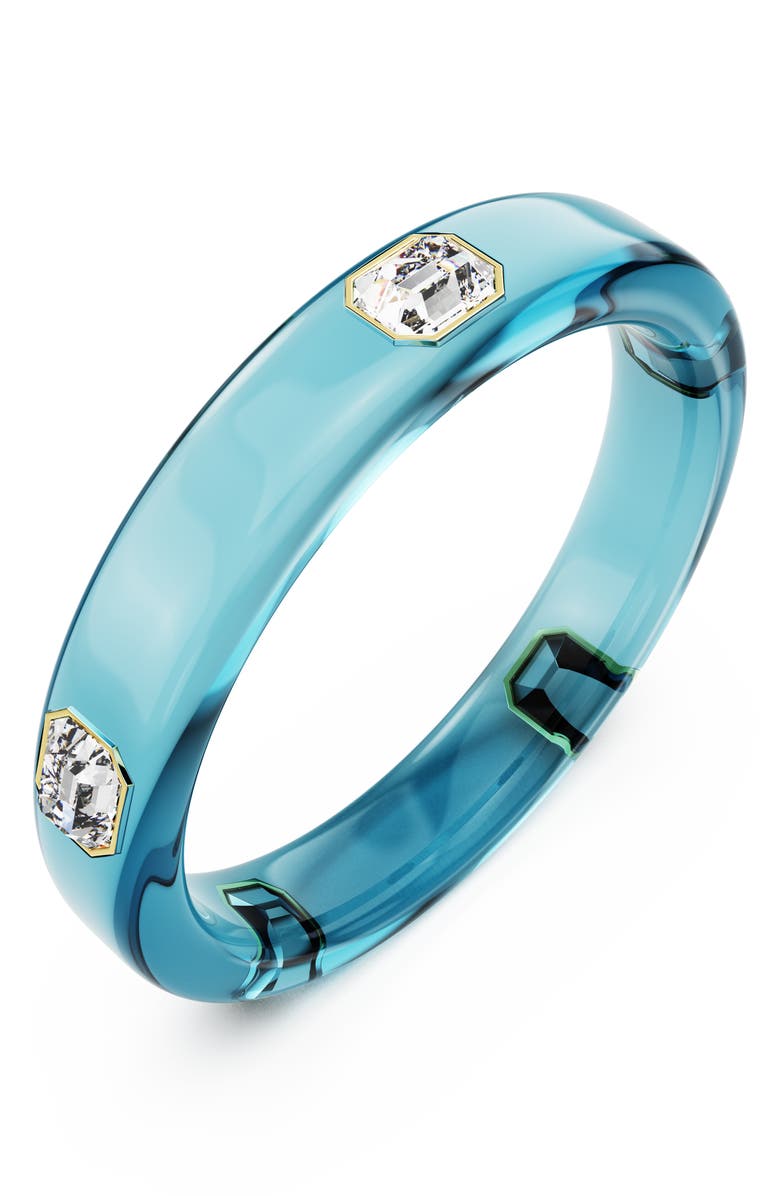 Swarovski Dulcis Bangle Bracelet, Alternate, color, Blue