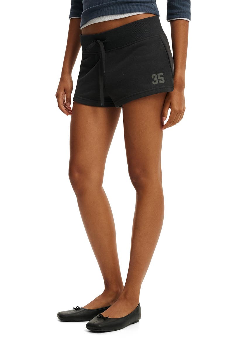 Cotton On Women's Micro Fleece Sweatshort, Main, color, Shadowstone 35