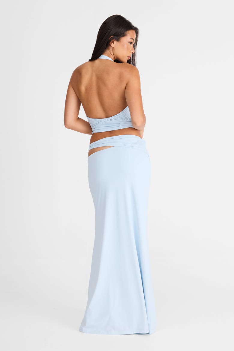 Violette Maxi Skirt, Alternate, color, Blue