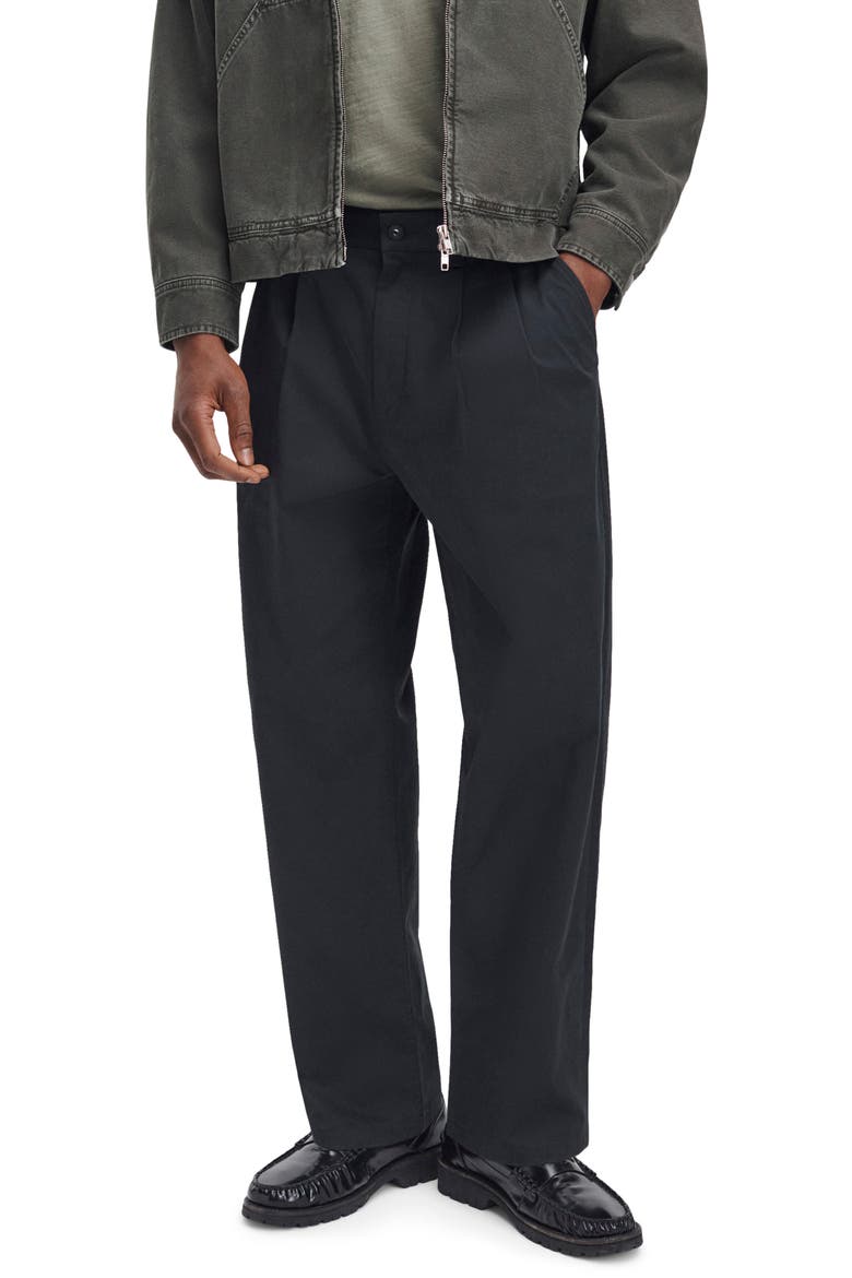Refined Twill Chinos, Main, color, BLACK