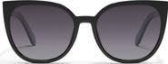 QUAY Staycation 57mm Polarized Cat Eye Sunglasses