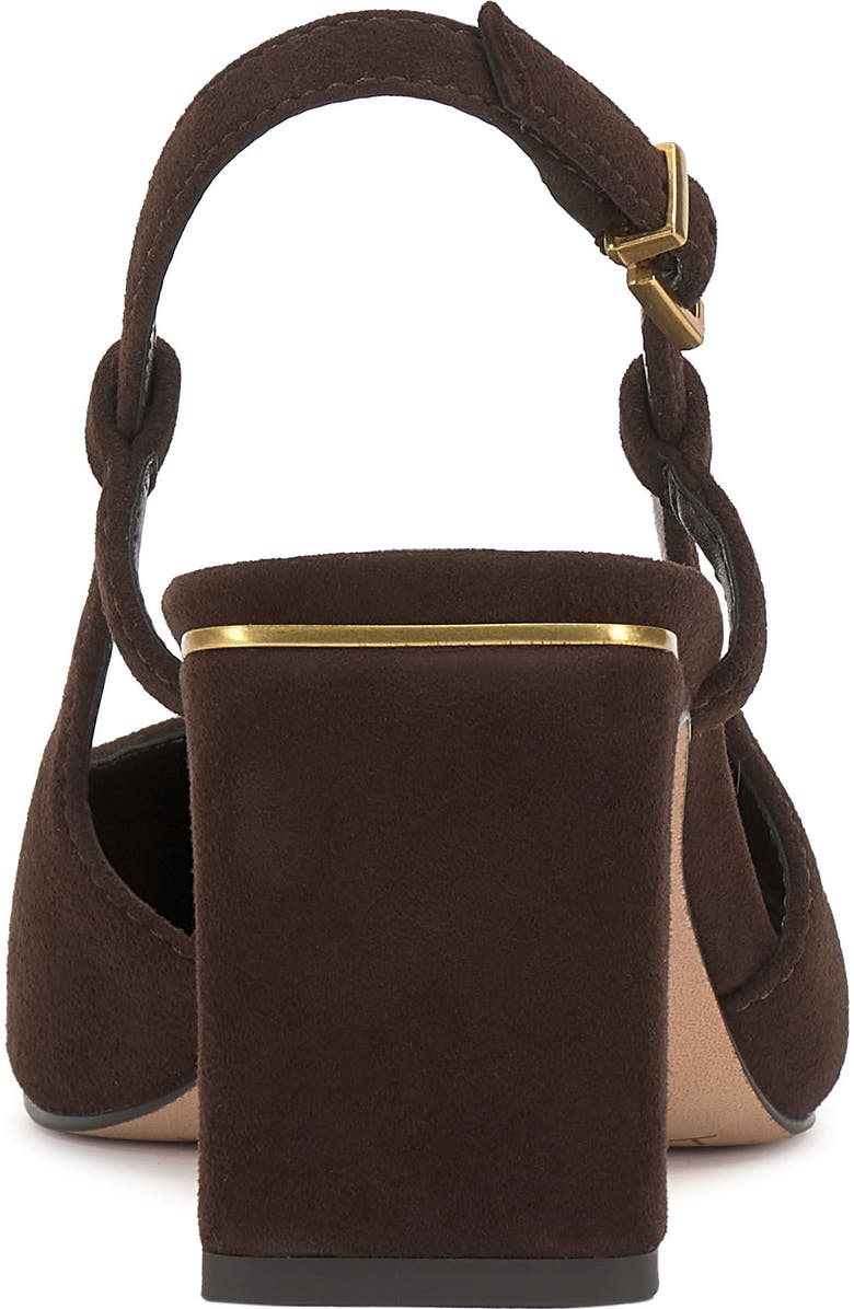 Vince Camuto Haslie Slingback Sandal, Alternate, color, Brownie Torano Suede