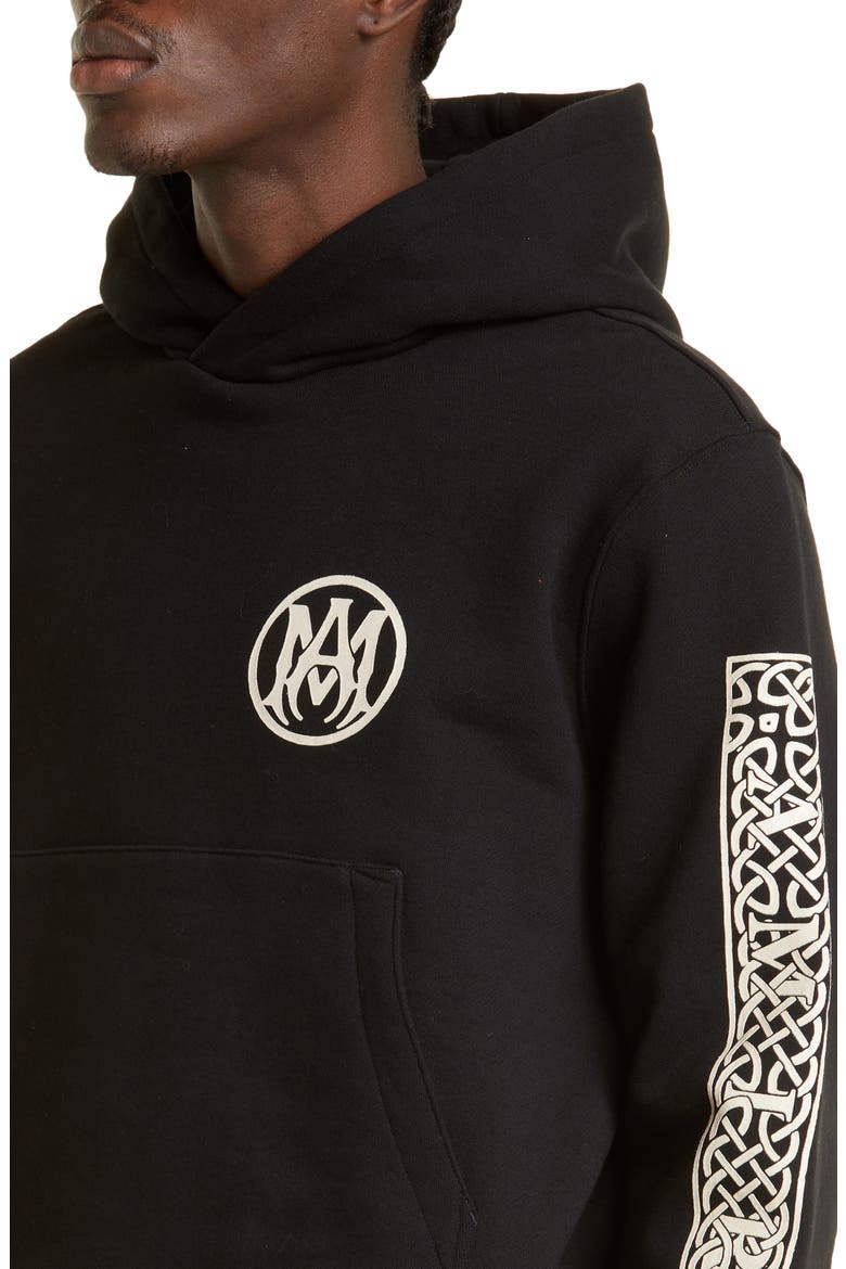 Ouija® Board Cotton Graphic Hoodie, Alternate, color, BLACK