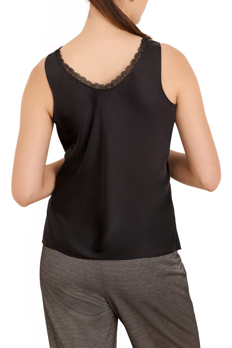 Day Gloss Lace Trim Tank, Alternate, color, BLACK ONYX