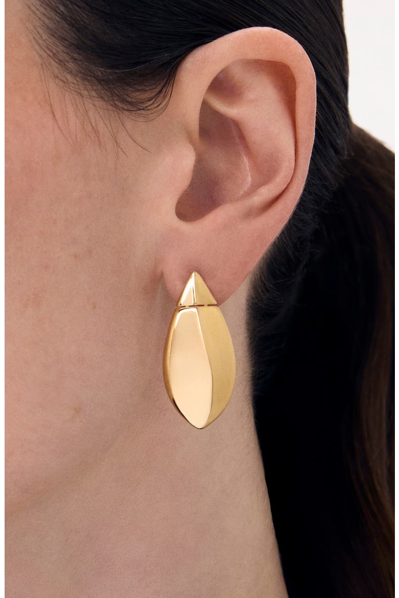 Tao Statement Drop Earrings, Alternate, color, GOLD
