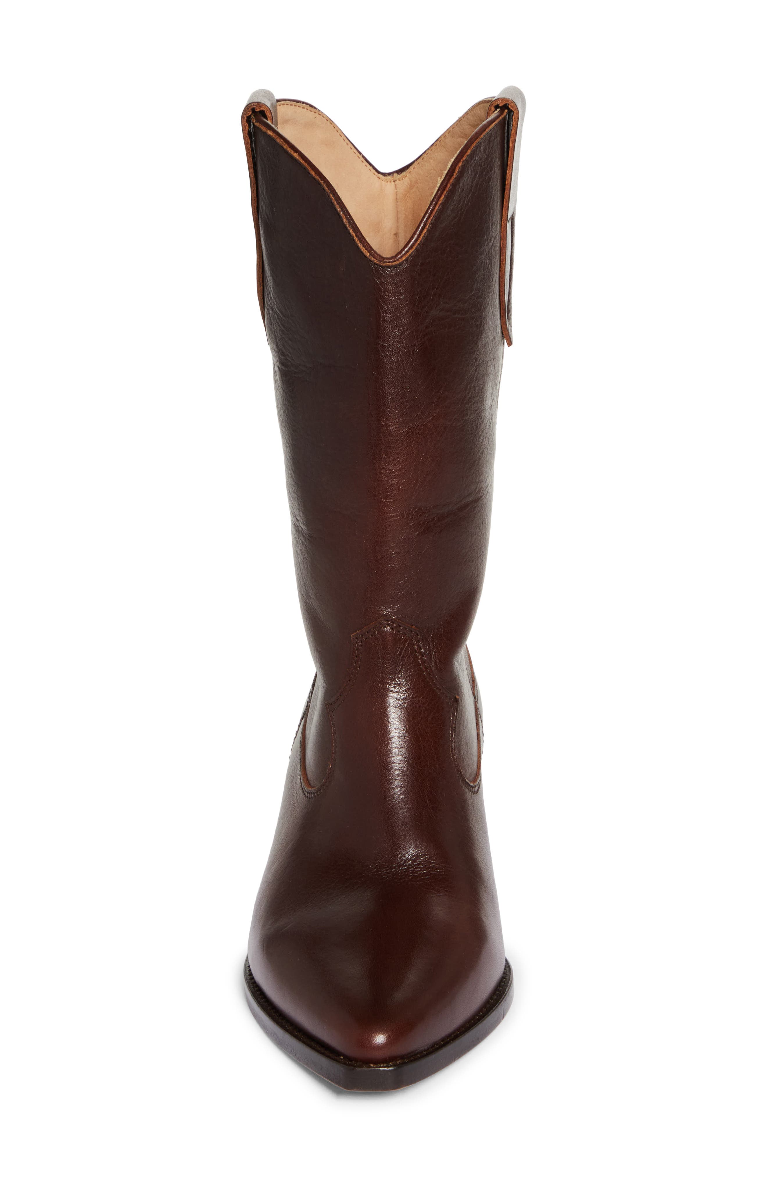 Isabel Marant Duerto Western Boot, Alternate, color, My Mahogany