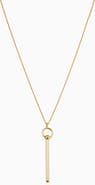 Oradina 14K Gold Villa Pendant Necklace