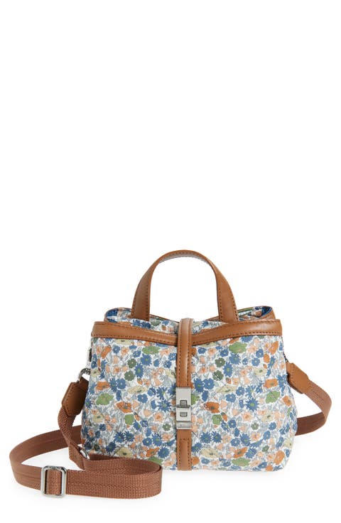 Mini Astor Diamond Quilted Top Handle Bag