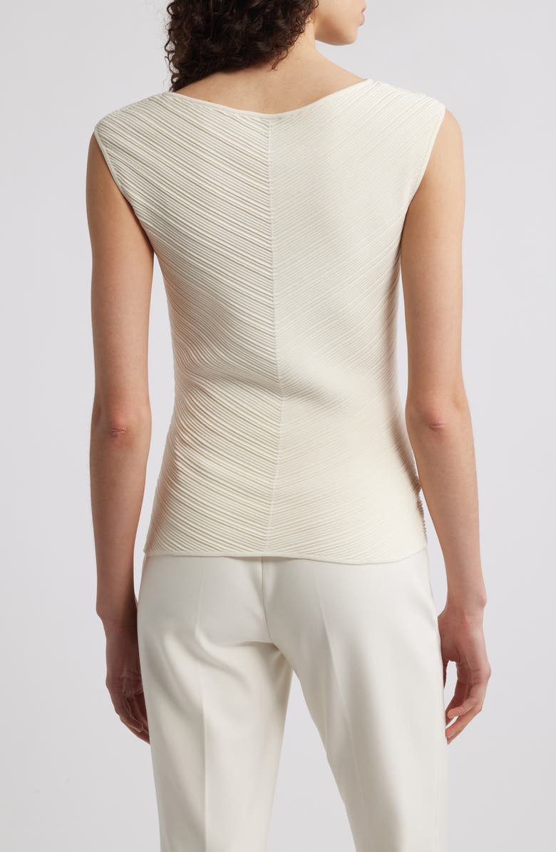BOSS Faitini Rib Sleeveless Top, Alternate, color, 