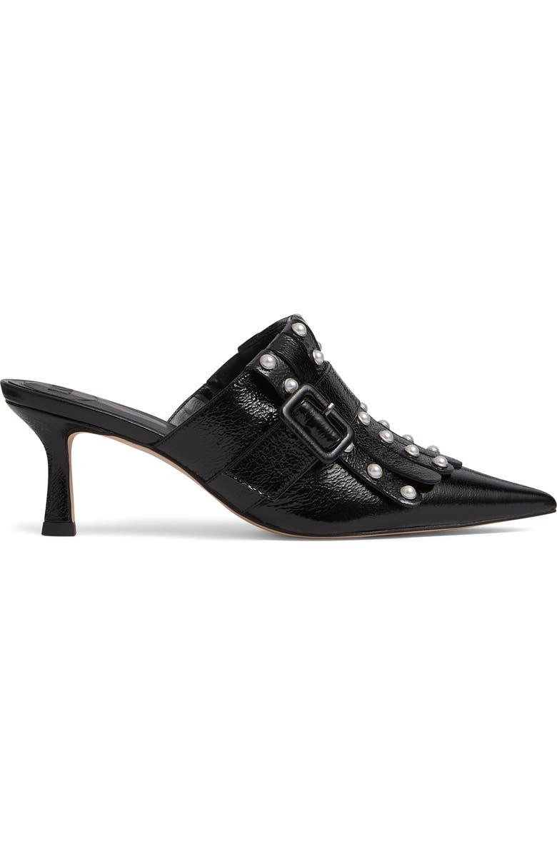 LK Bennett Studded Mule, Alternate, color, Black