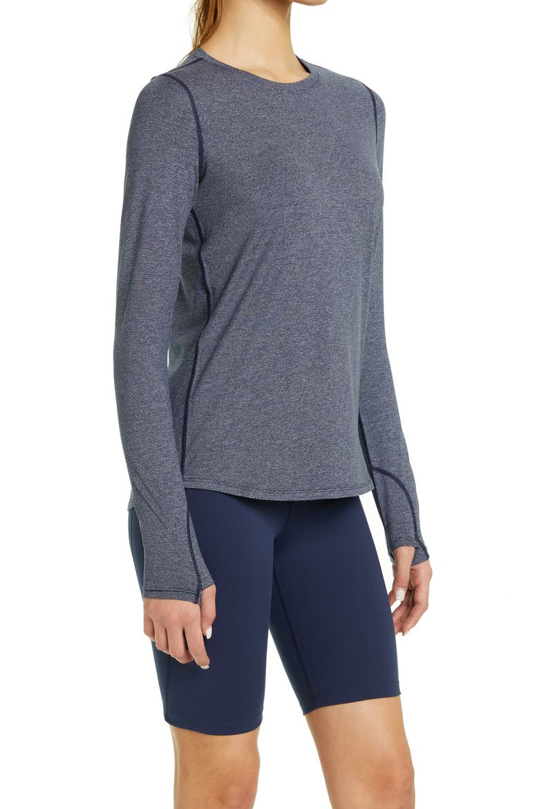 Gen Long Sleeve Performance T-Shirt, Alternate, color, NAVY NIGHTFALL