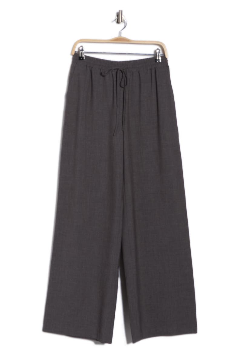 Brooklyn Pull-On Straight Leg Pants, Alternate, color, GREY CHARCOAL HEATHER