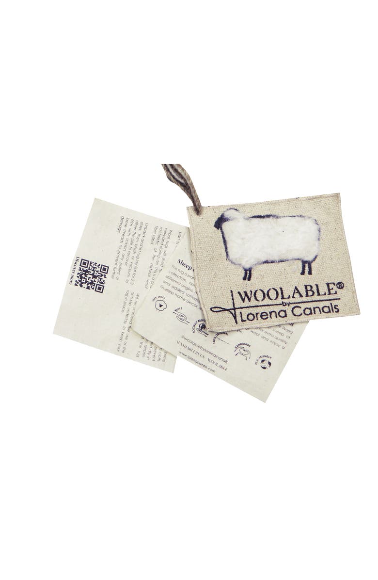 Lorena Canals Woolable rug Tundra, Alternate, color, Sheep White