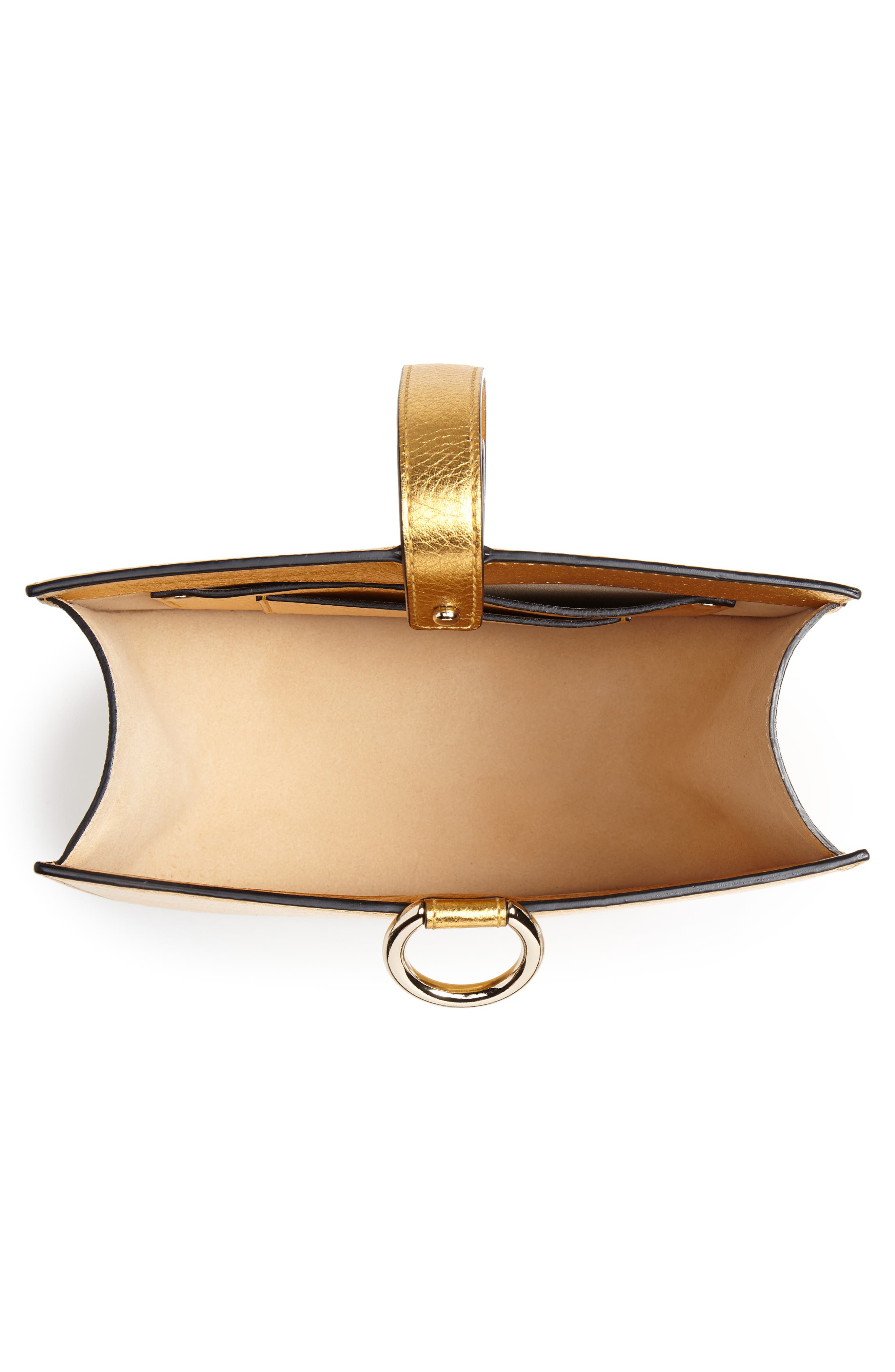 OAD New York Dome Metallic Leather Wristlet, Alternate, color, 