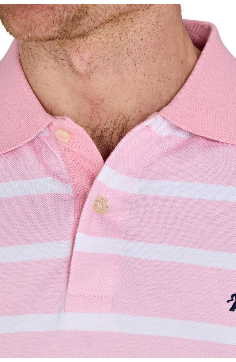 Raging Bull Birdseye Stripe Pique Polo, Alternate, color, Pink