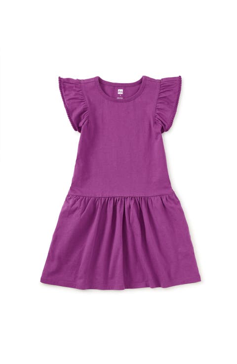 Pom-Pom Flutter Dress (Toddler, Little Kid, Big Kid)