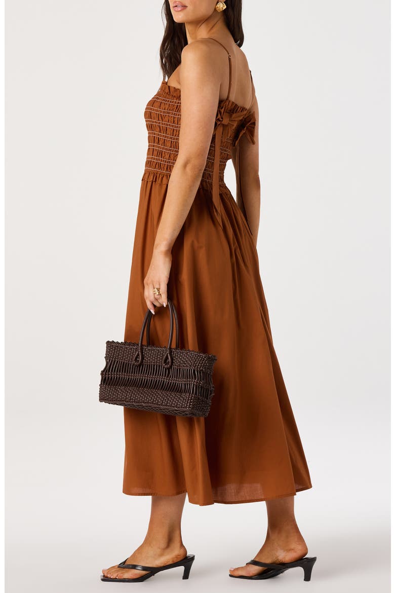 Harper A-Line Dress, Alternate, color, SIENNA