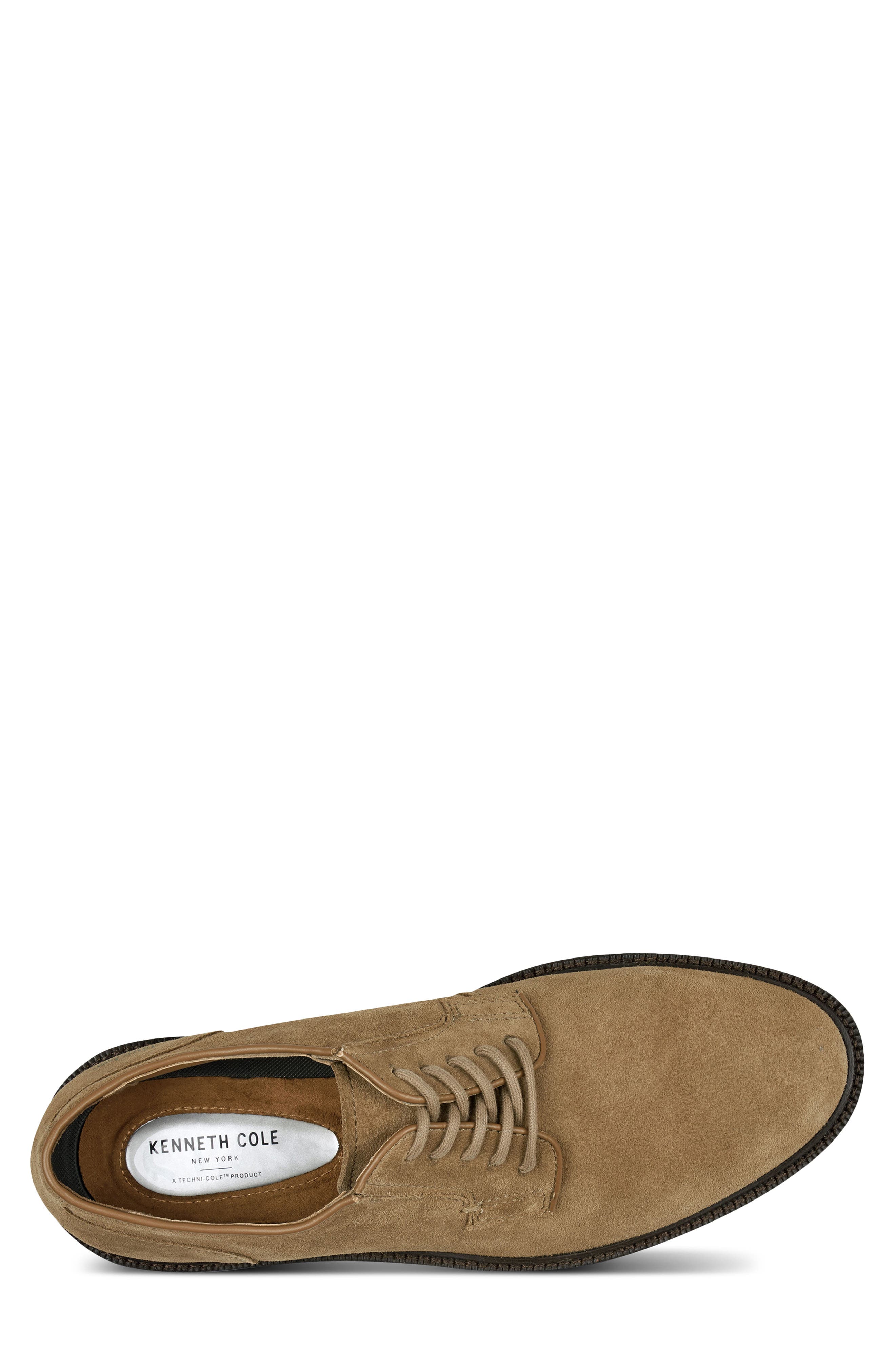 Kenneth Cole New York Winston Plain Toe Derby, Alternate, color, Tobacco/ Mocha/ Silver