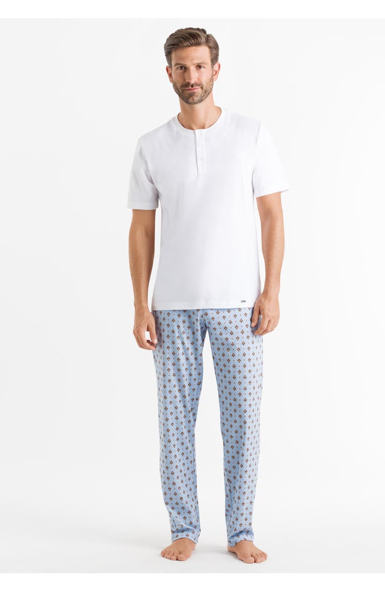 Hanro Living Shirts Cotton Henley T-Shirt, Alternate, color, 